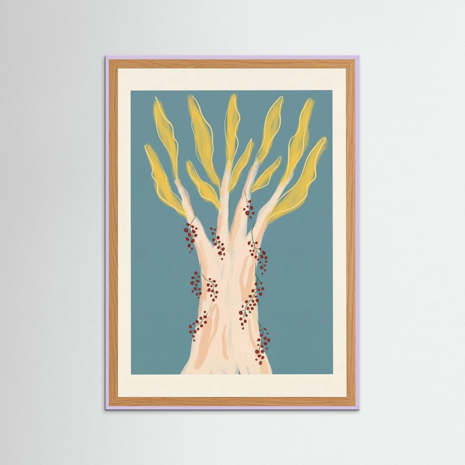 Lilac Wood Fountain Flora Burst