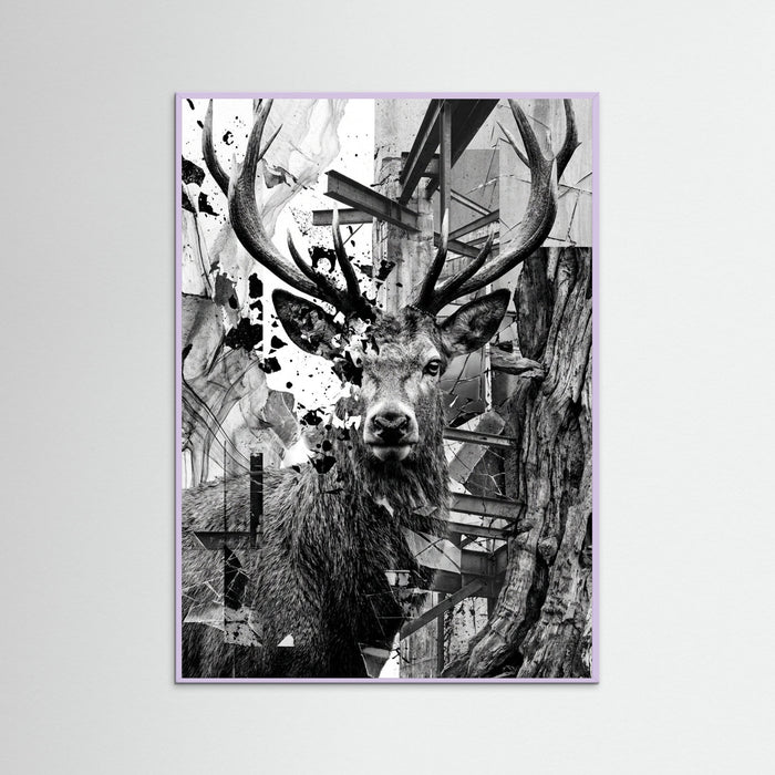 Lilac Wood Fractured Gaze