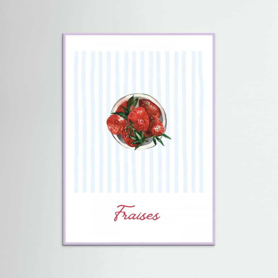 Fraise Poster – plakat og kunsttryk