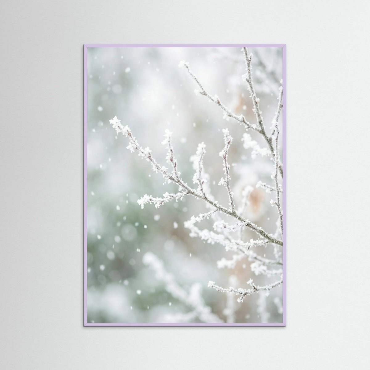 Lilac Wood Frosted Pines