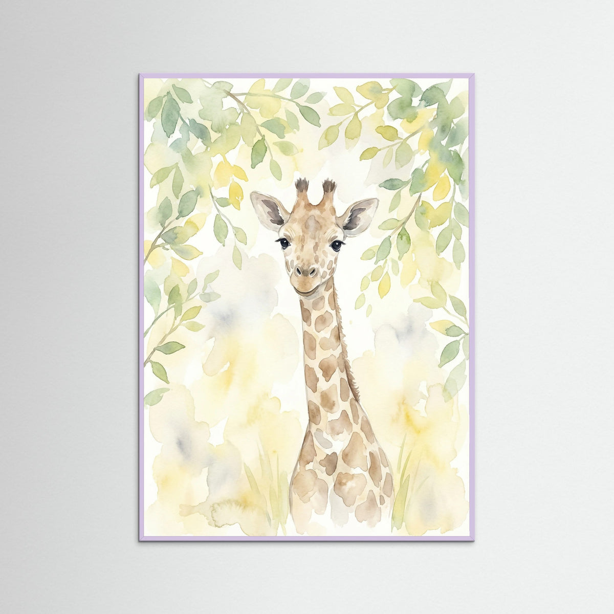 Lilac Wood Gentle Baby Elephant