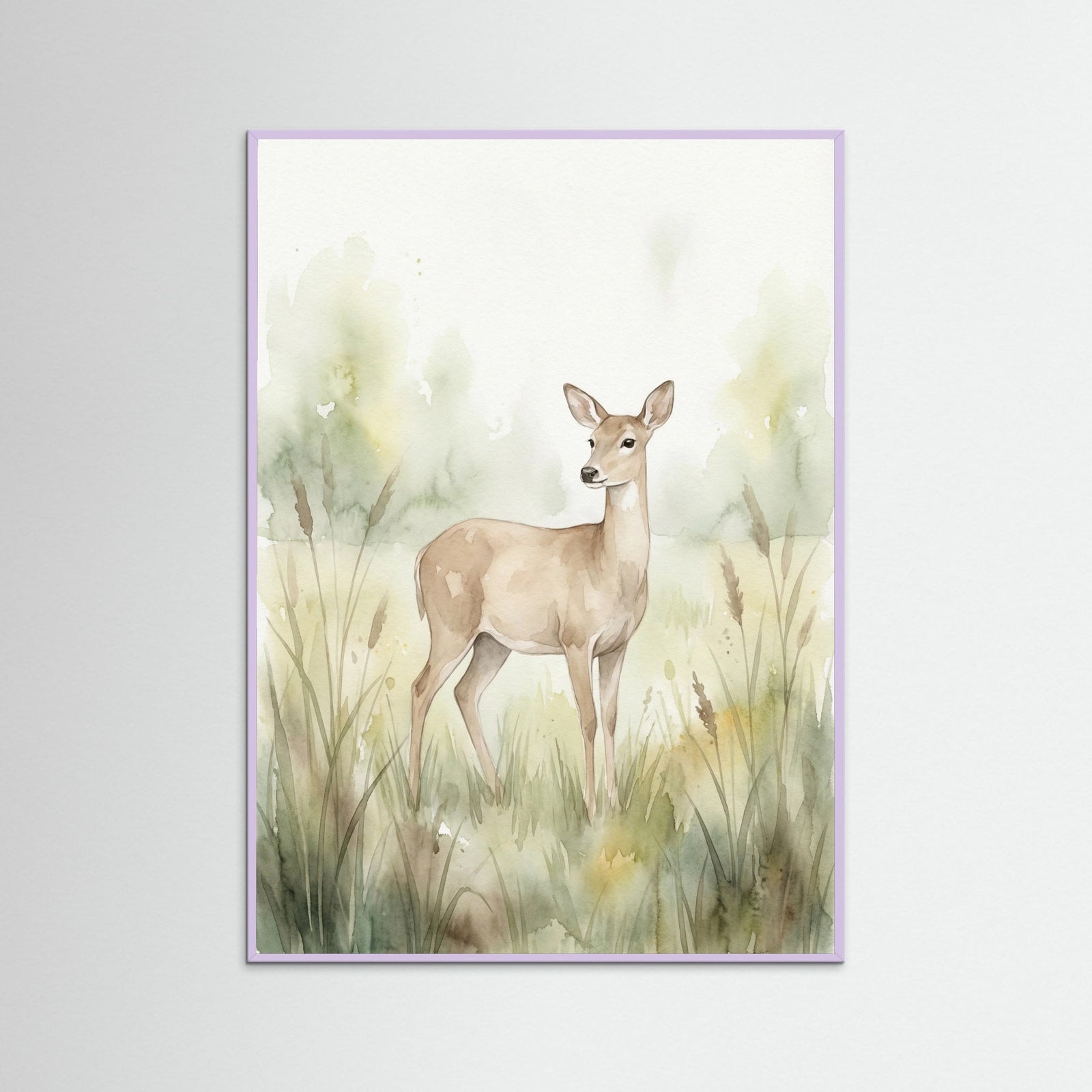 Lilac Wood Gentle Bear