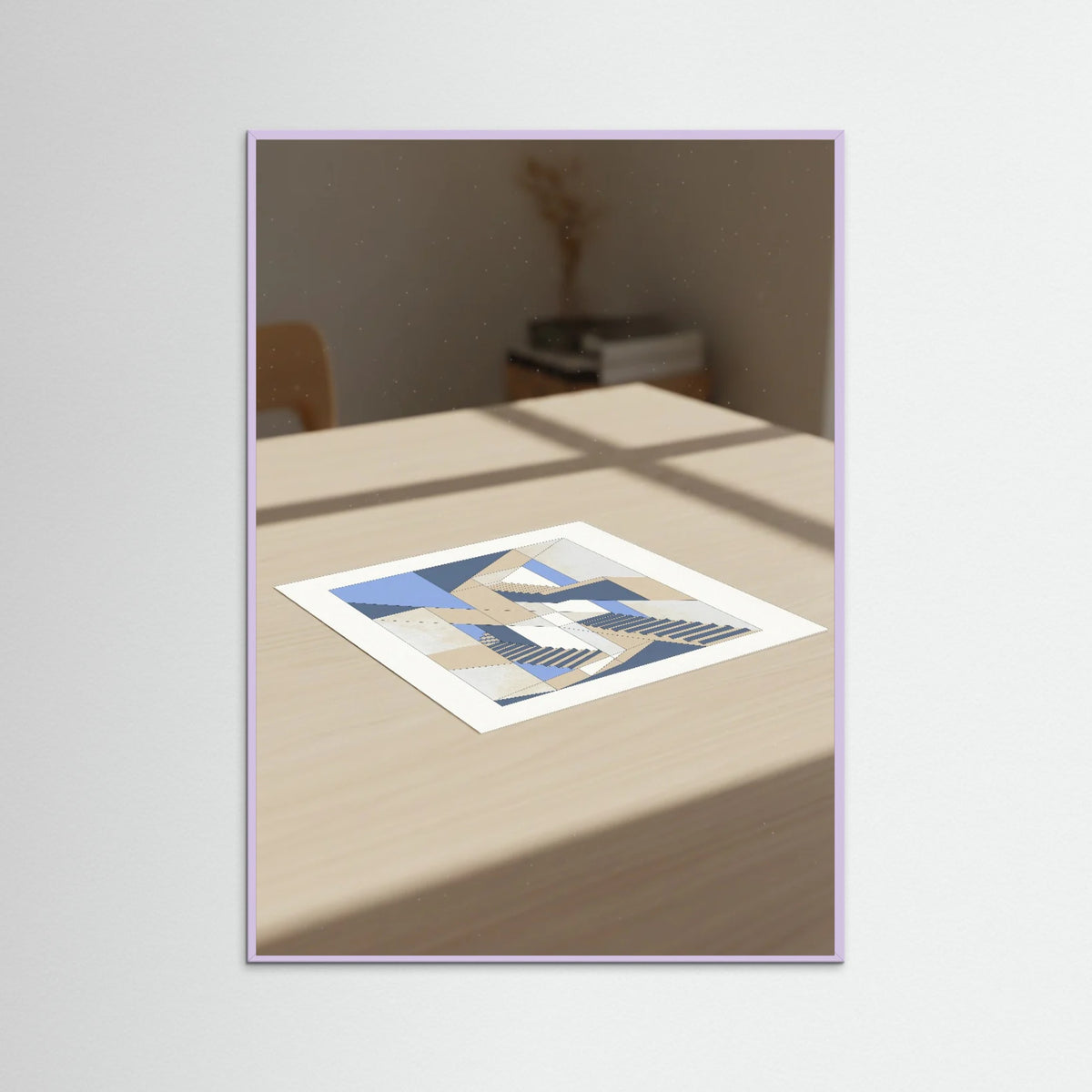 Lilac Wood Geometric Aperture