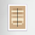 Lilac Wood Geometric Balance Beige
