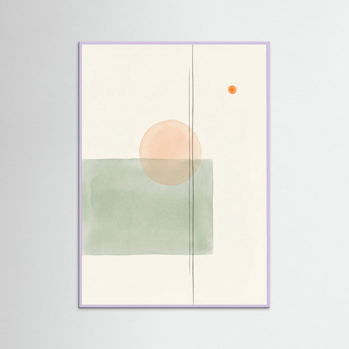Lilac Wood Geometric Balance