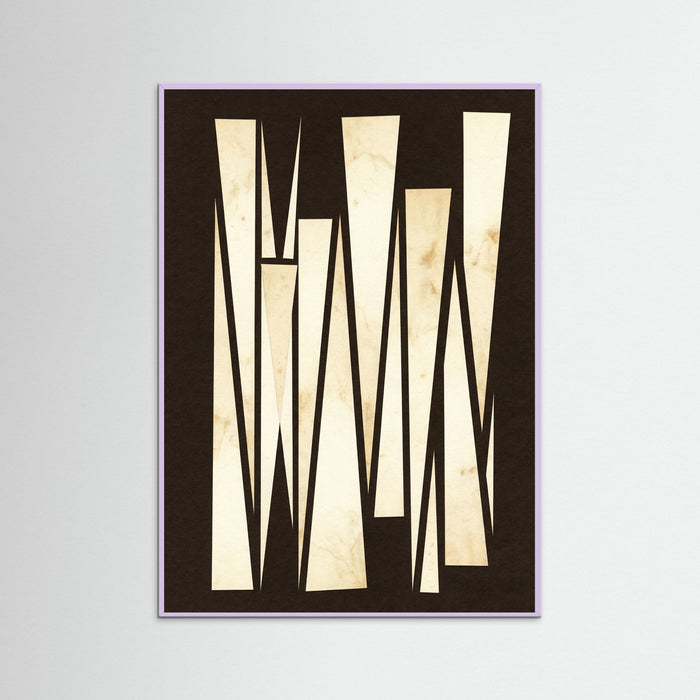 Lilac Wood Geometric Contrasts