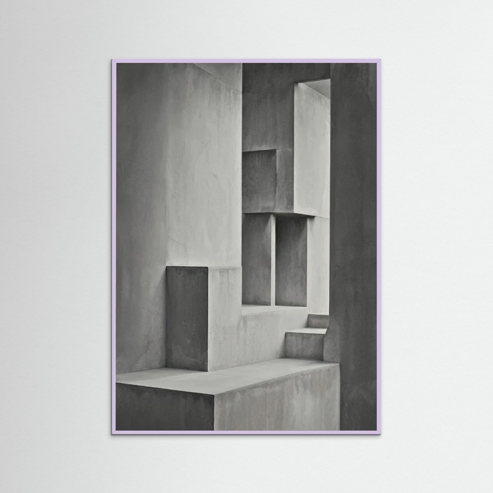 Lilac Wood Geometric Depth