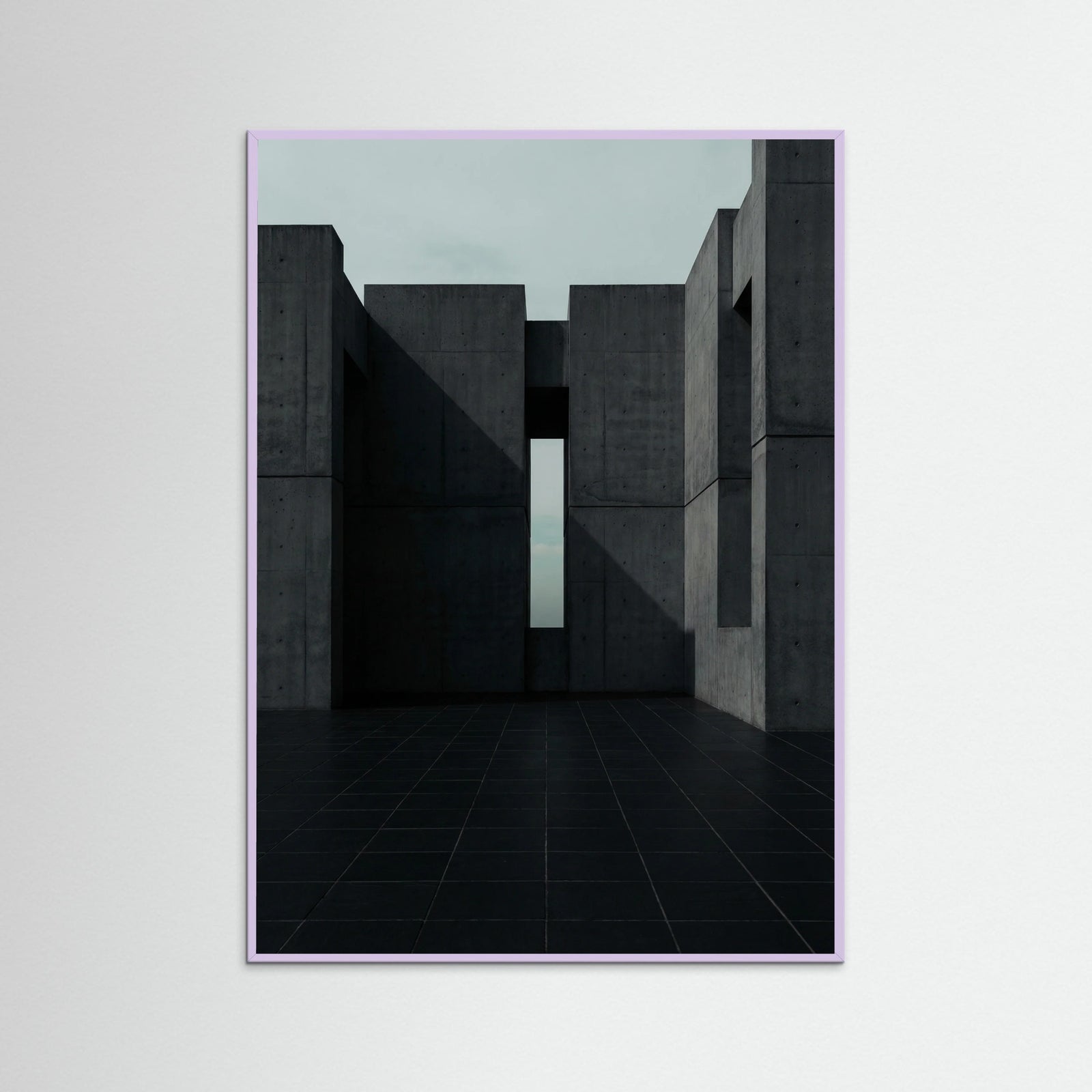 Lilac Wood Geometric Gaze