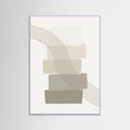 Lilac Wood Geometric Harmony Beige