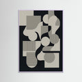 Lilac Wood Geometric Harmony