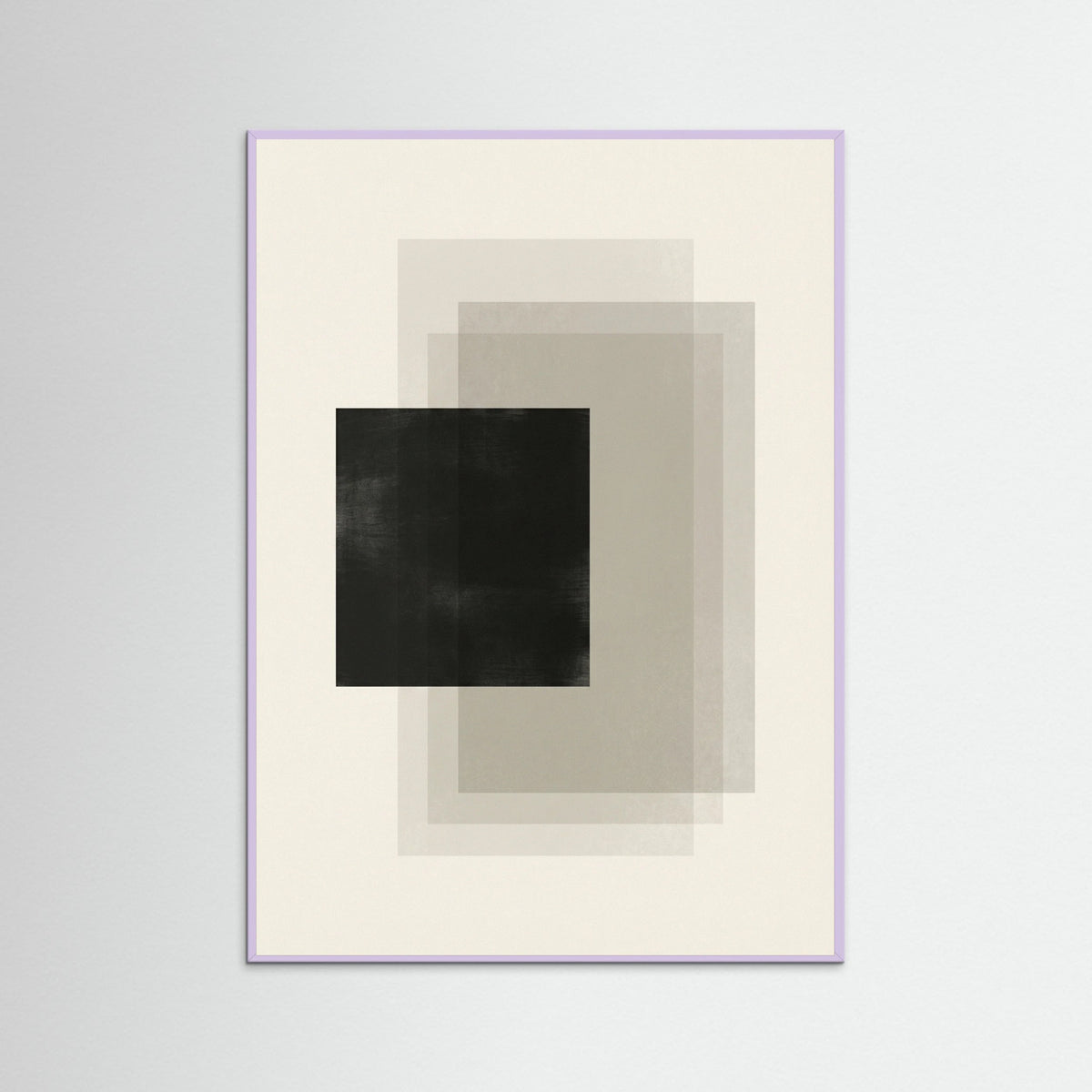 Lilac Wood Geometric Layers