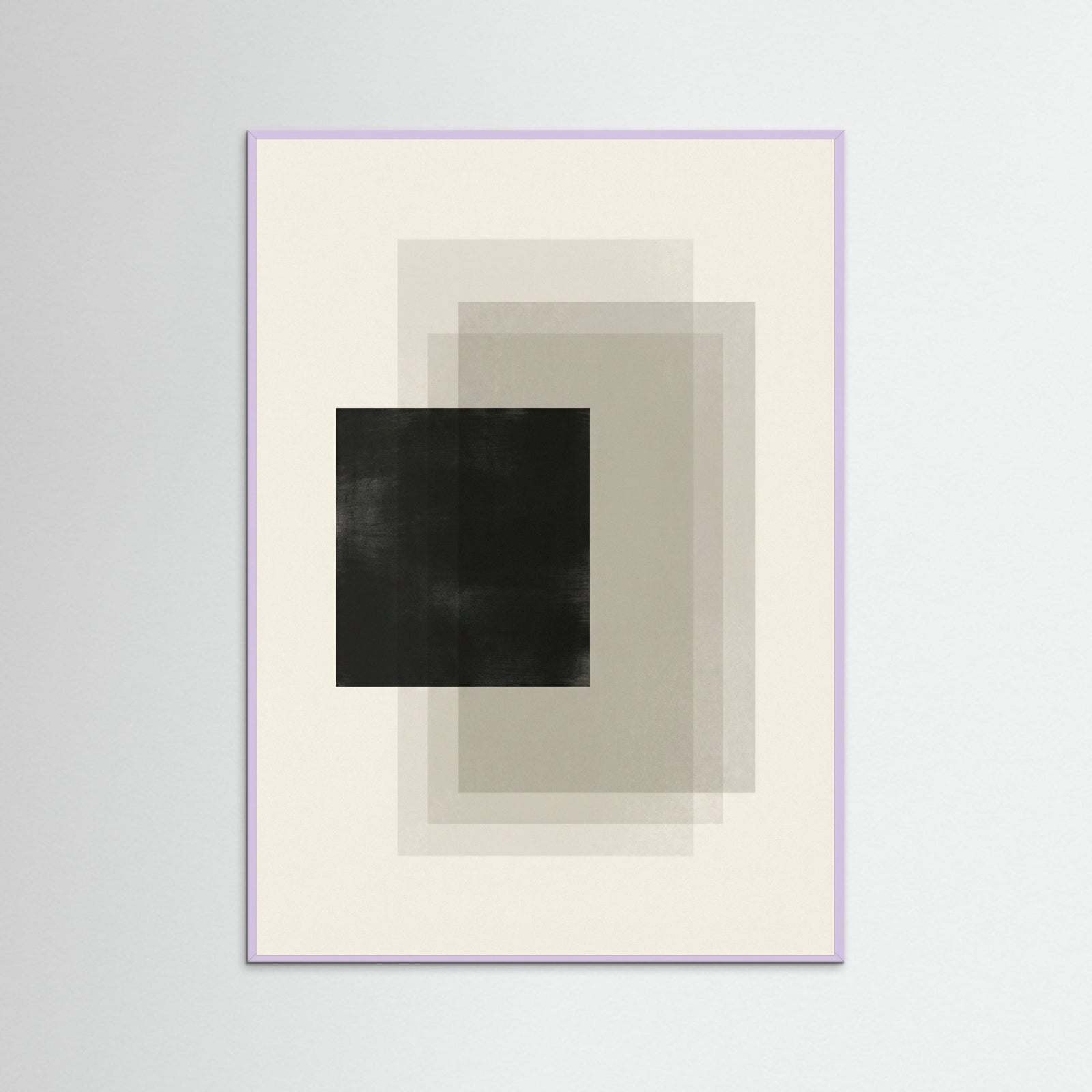 Lilac Wood Geometric Layers