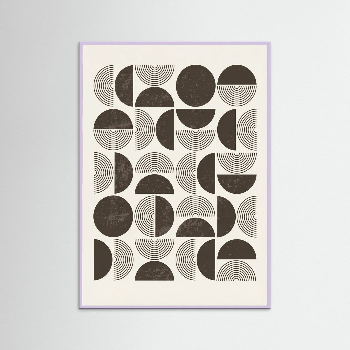 Lilac Wood Geometric Rhythms