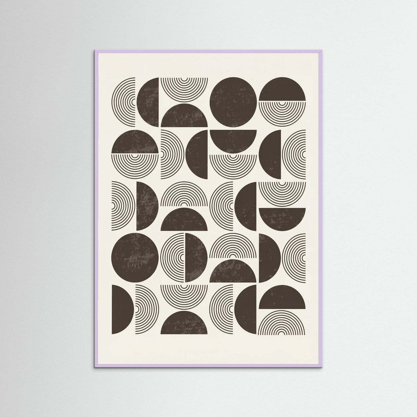 Lilac Wood Geometric Rhythms