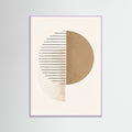 Lilac Wood Geometric Serenity