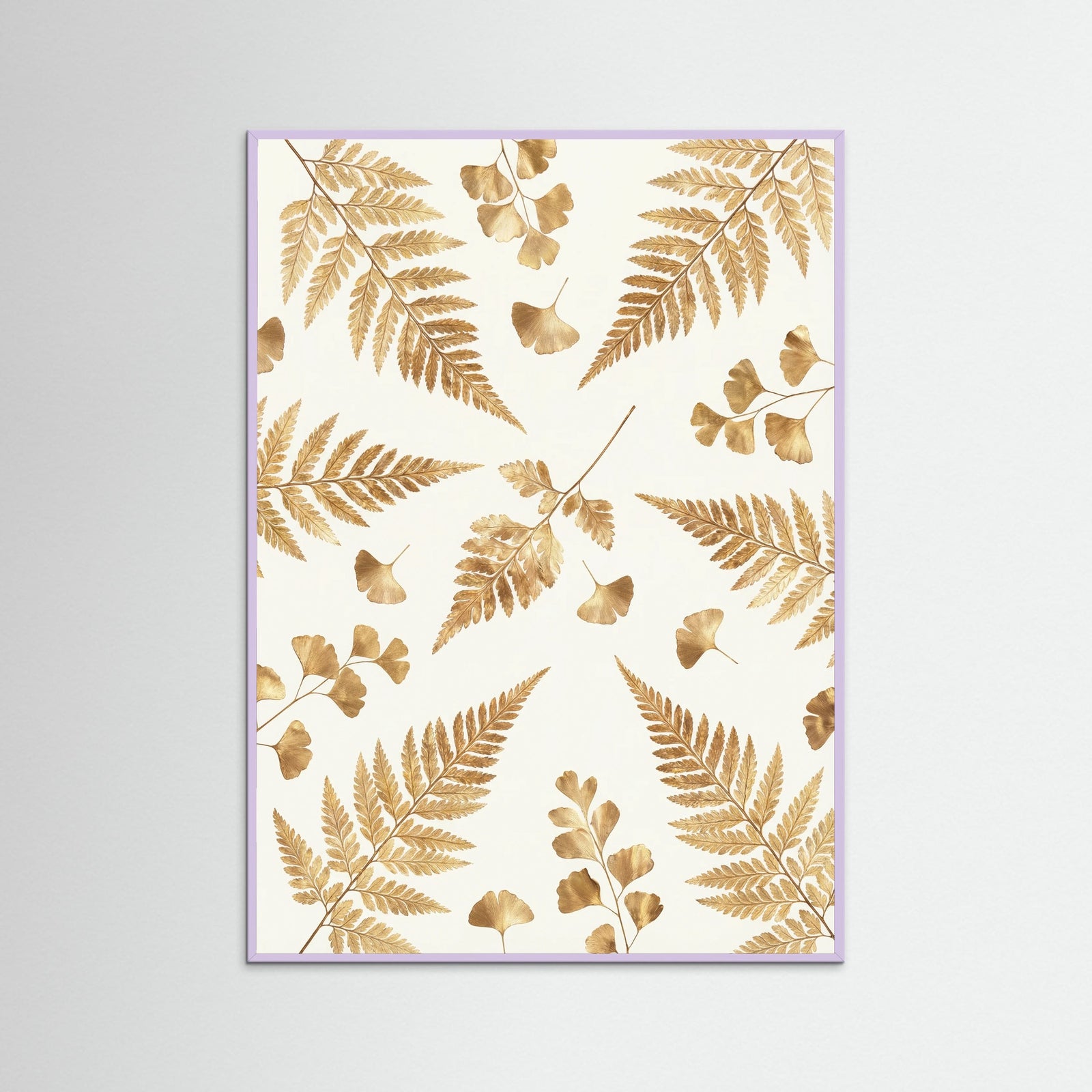 Lilac Wood Gilded Eucalyptus