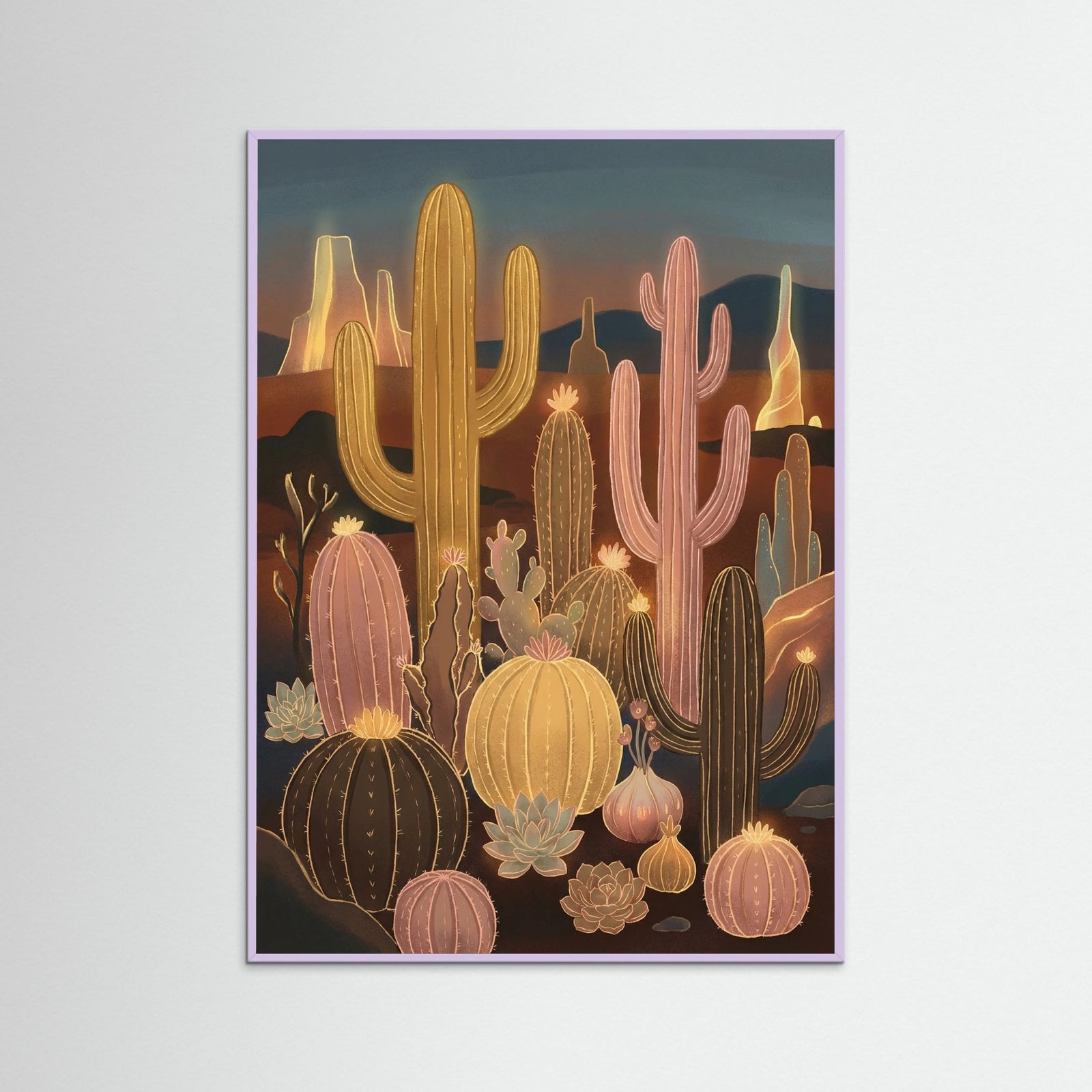 Lilac Wood Gilded Mycelium