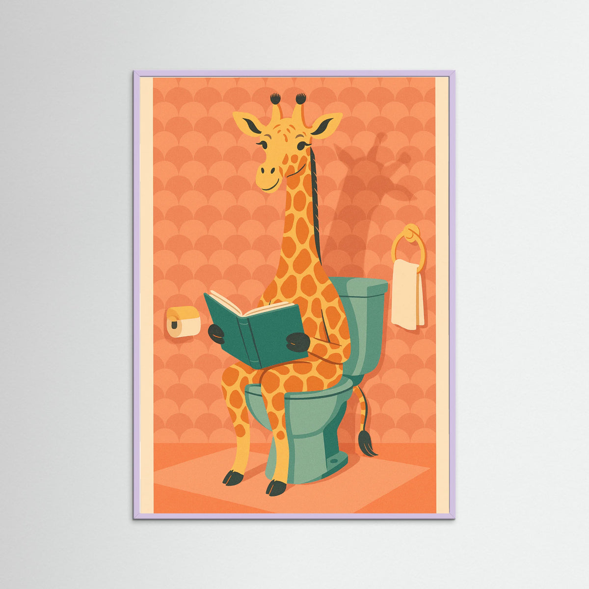 Lilac Wood Giraffe Reads