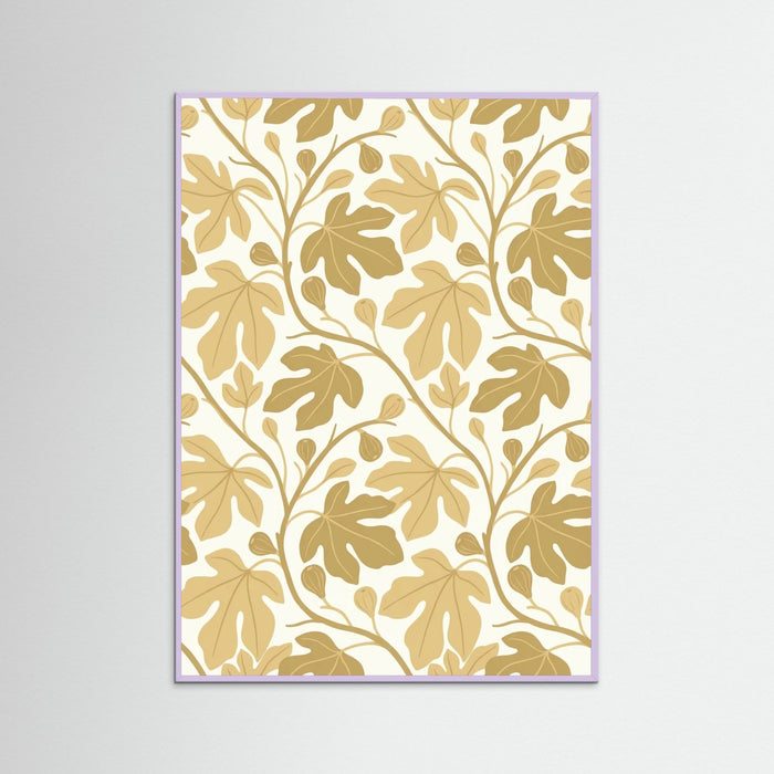 Lilac Wood Golden Botanical Harmony