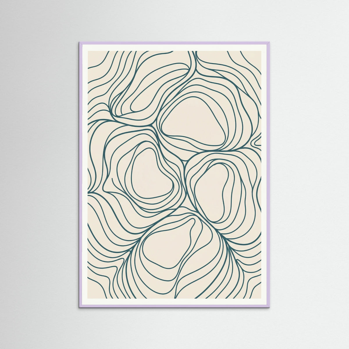 Lilac Wood Golden Flow