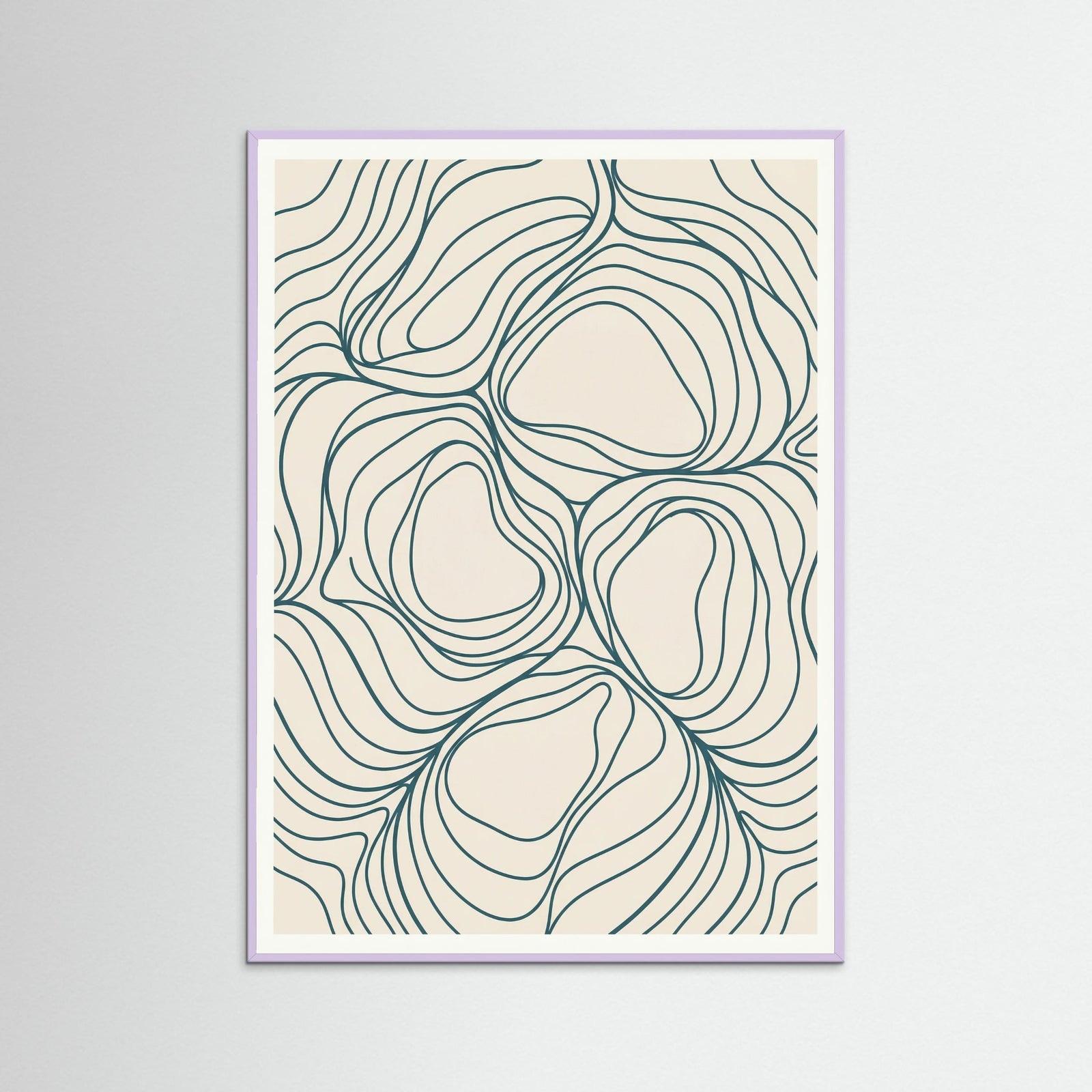 Lilac Wood Golden Flow