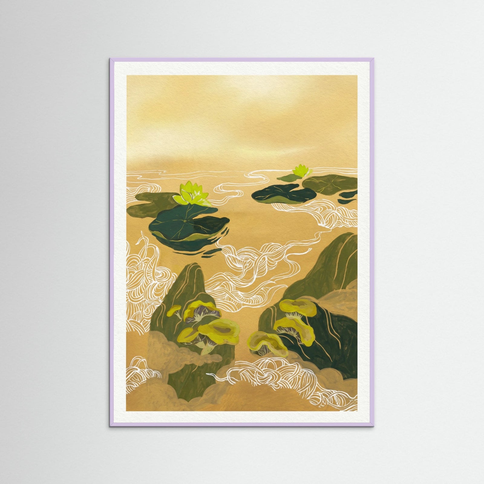 Lilac Wood Golden Mountain Mist