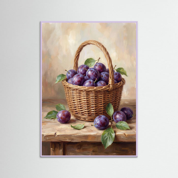 Lilac Wood Golden Pear Still Life