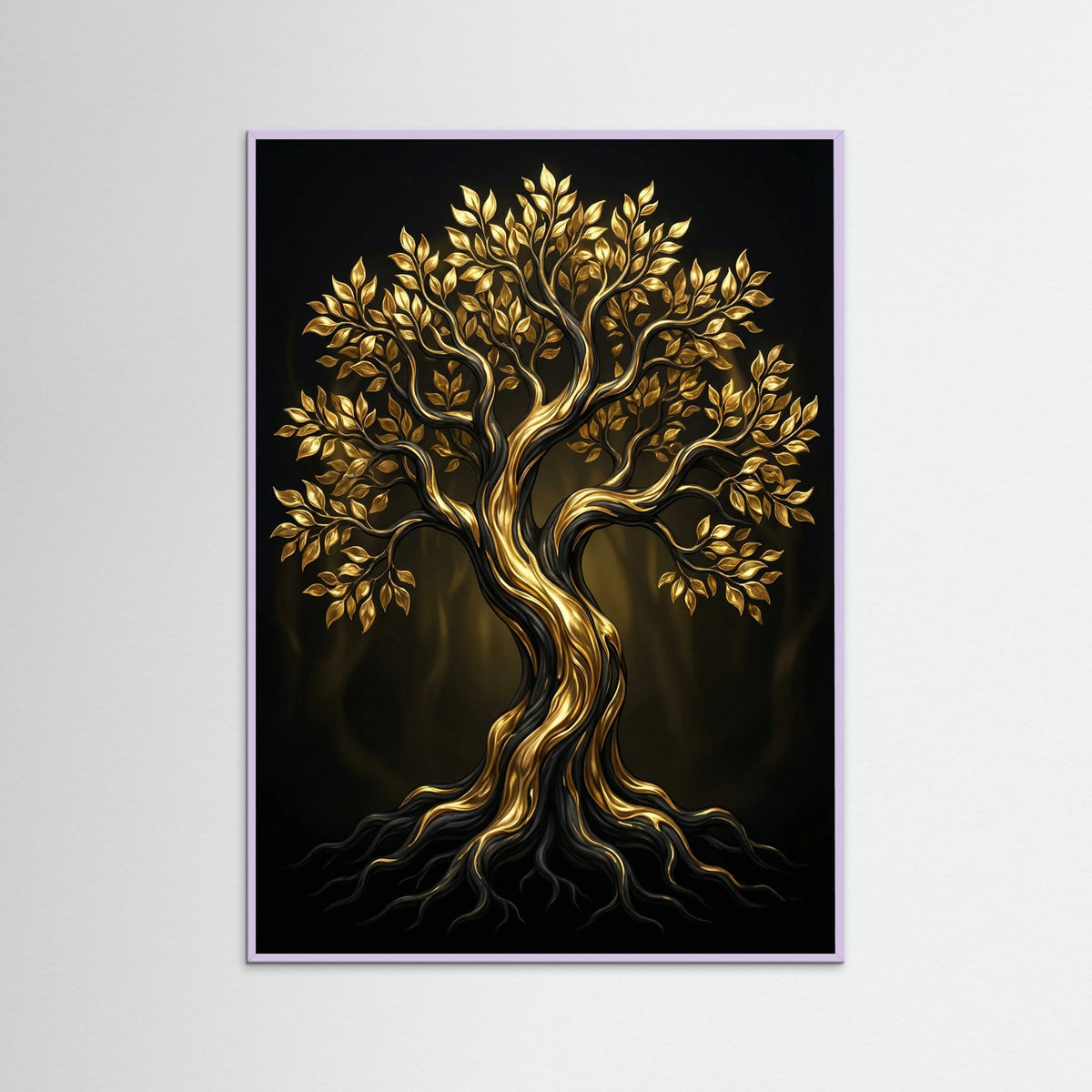 Lilac Wood Golden Serenity