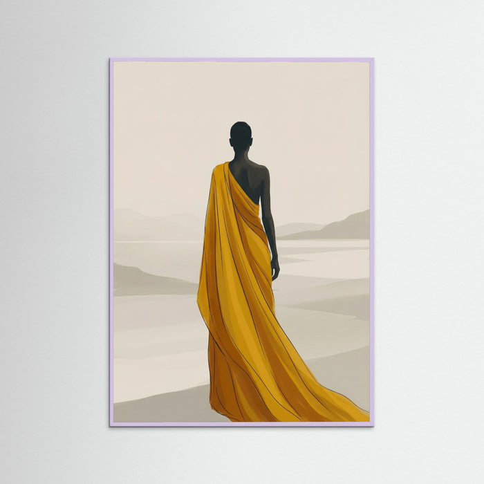 Lilac Wood Golden Solitude