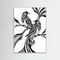 Lilac Wood Graceful Stripes
