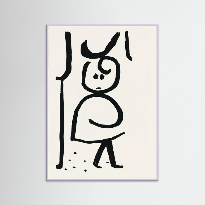 Lilac Wood Graphic Contemplation
