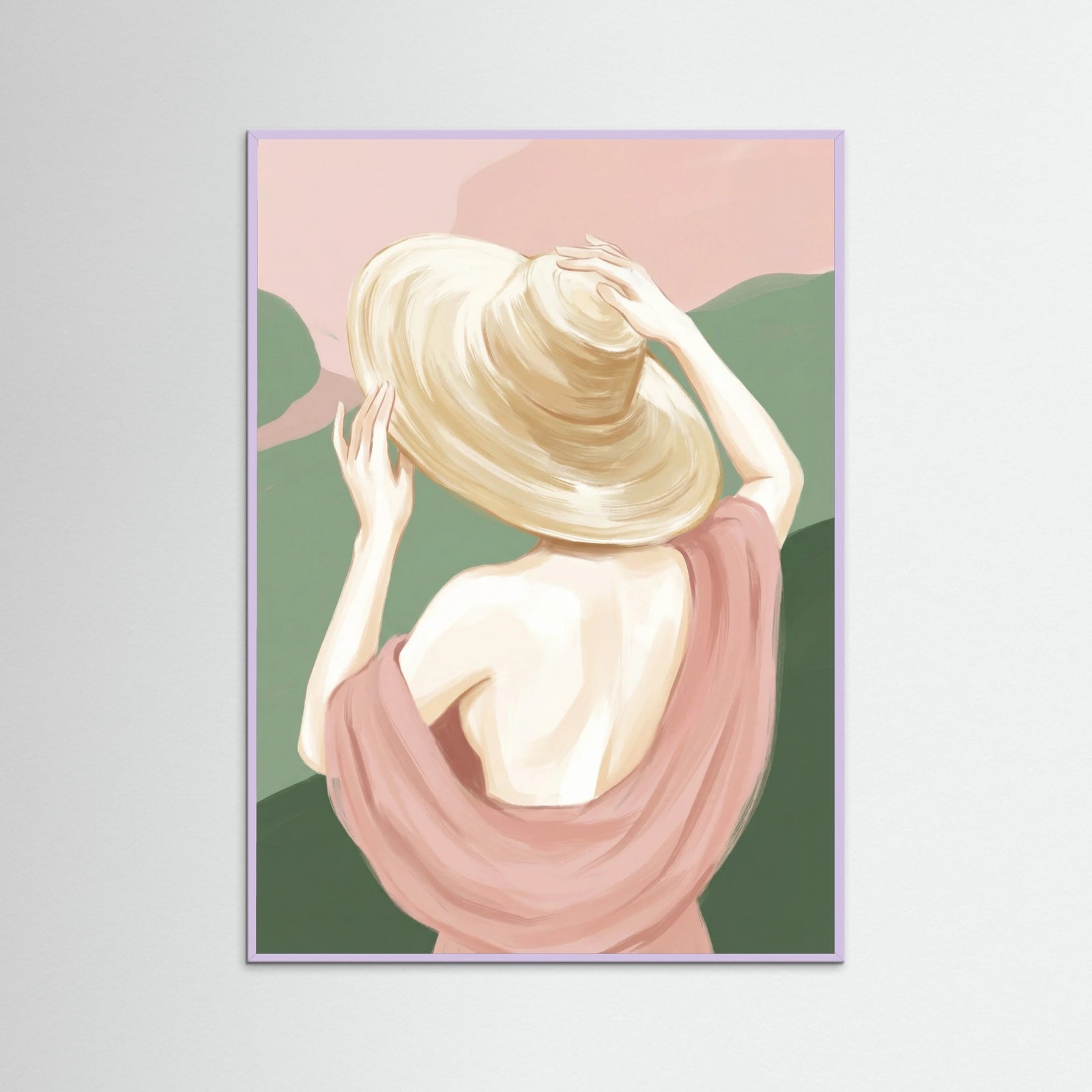 Lilac Wood Green Embrace