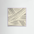 Lilac Wood Grey diagonal stripe pattern Poster