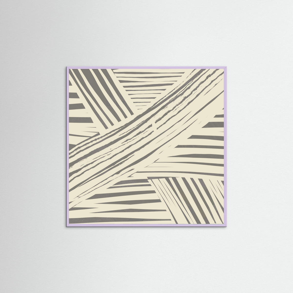 Lilac Wood Grey diagonal stripe pattern Poster