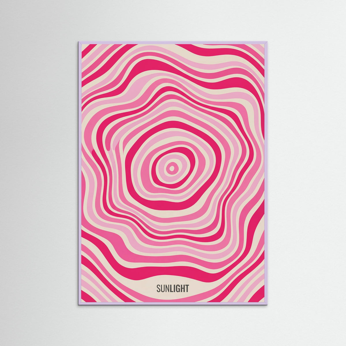 Lilac Wood Groovy Flow