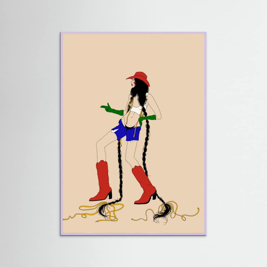 Guns Out Poster – poster and art print