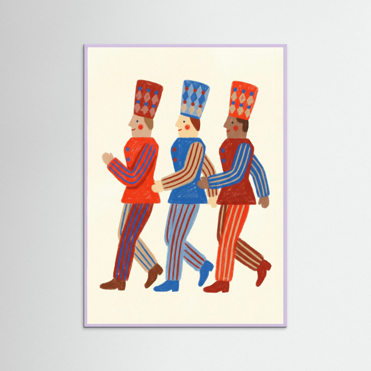 Lilac Wood Harlequin Dancers