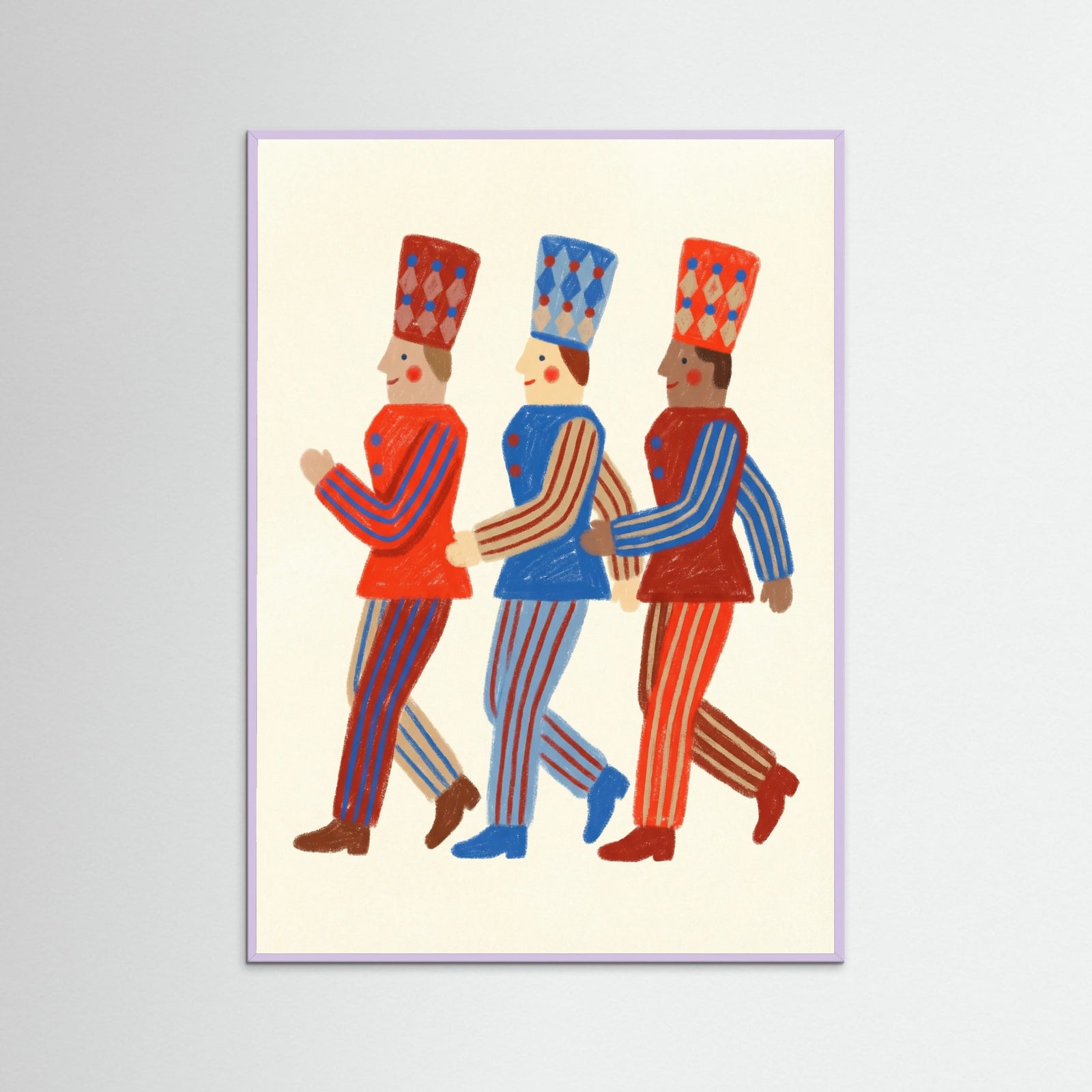 Lilac Wood Harlequin Dancers