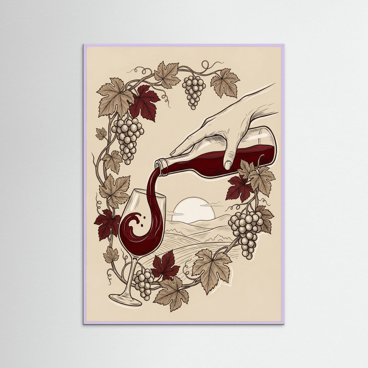 Lilac Wood Harvest Toast