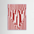 Heart in Stripes Poster – poster and art print