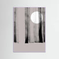 Hidden Moon N°1 | Behind the Trees Poster – plakat og kunsttryk