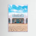 Historic Amargosa Hotel and Opera House in Death Valley Junction, California Poster – poster and art print