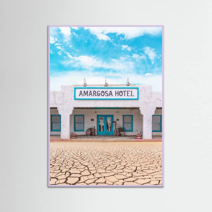 Historic Amargosa Hotel and Opera House in Death Valley Junction, California Poster – poster and art print