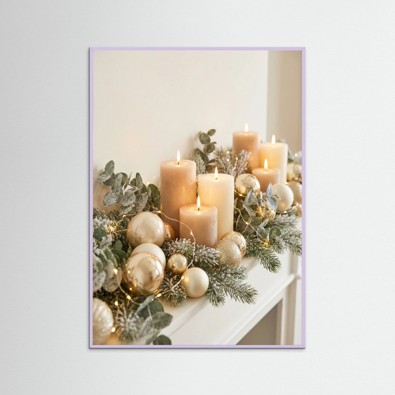 Lilac Wood Holiday Gold Glow