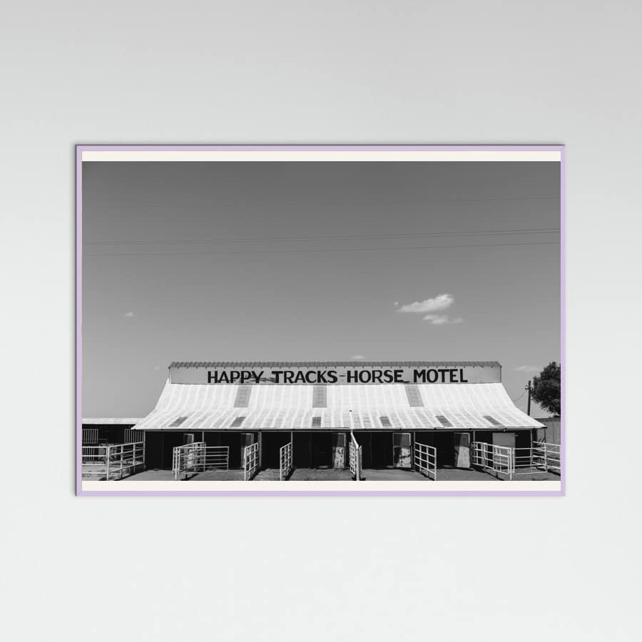 Lilac Wood Horse Motel Poster
