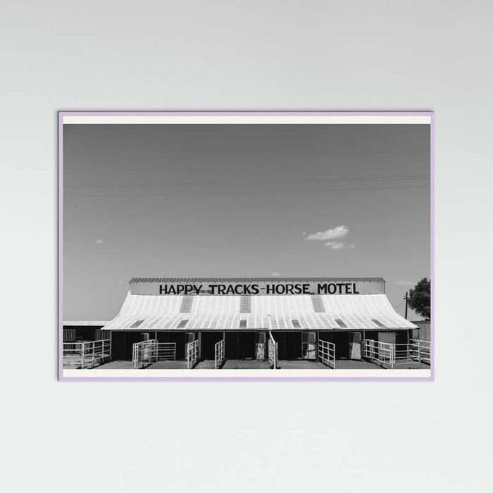 Lilac Wood Horse Motel Poster