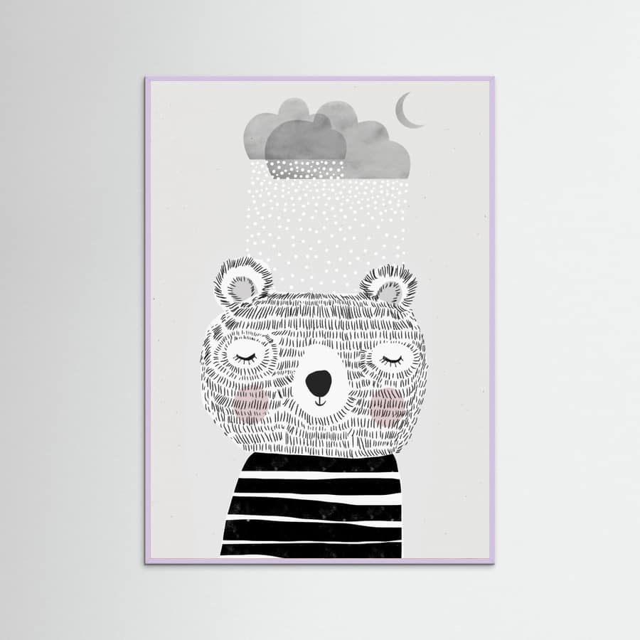 Póster I Love Snow – póster e impresión artística