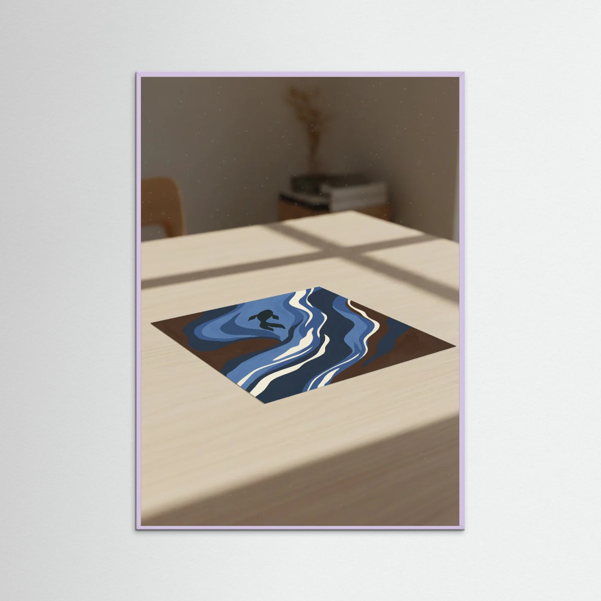 Lilac Wood Indigo Bloom Brown