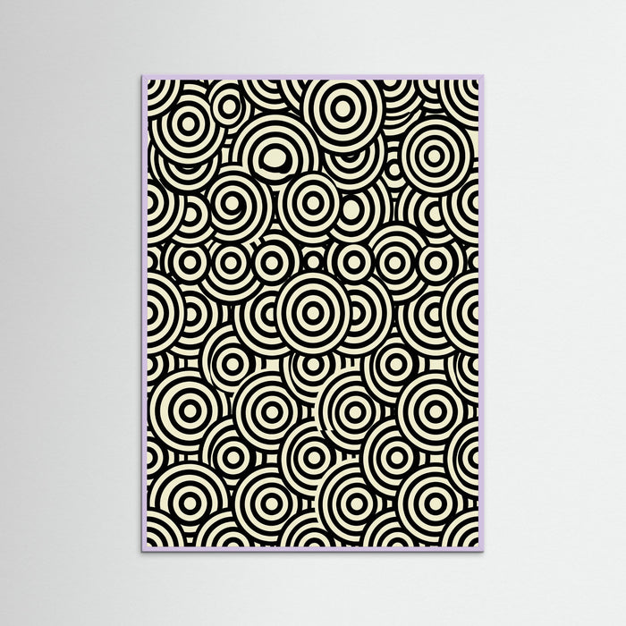 Lilac Wood Infinite Dots Black