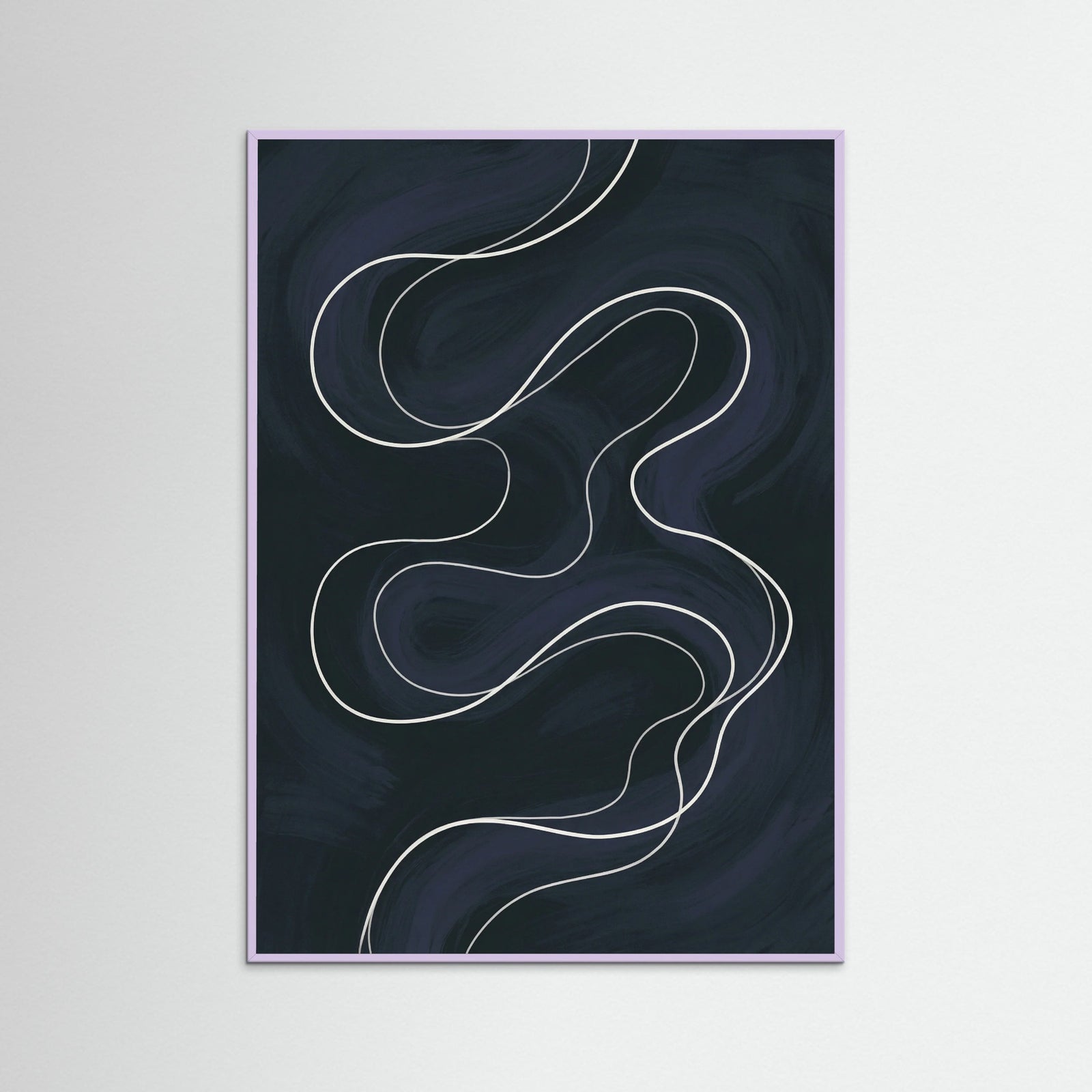 Lilac Wood Intertwined Forms